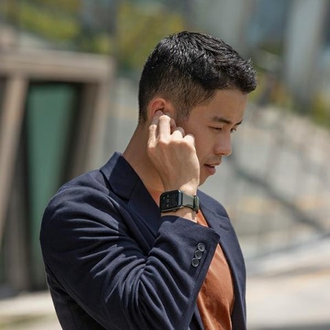 UNIQ pasek Linus Apple Watch Series 1/2/3/4/5/6/7/8/9/SE/SE2/SE3/Ultra/Ultra 2/Ultra 3 42/44/45/49mm. Airosoft Silicone cza