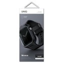 UNIQ pasek Monos 2in1 Apple Watch Strap + Case Series 4/5/6/7/8/9/SE/SE2/SE3 44/45mm. czarny/midnight black