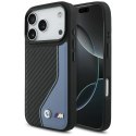 Etui BMW M Carbon Logo MagSafe do iPhone 17 Pro niebieski