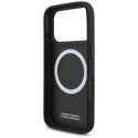 Etui BMW M Carbon Logo MagSafe do iPhone 17 Pro niebieski