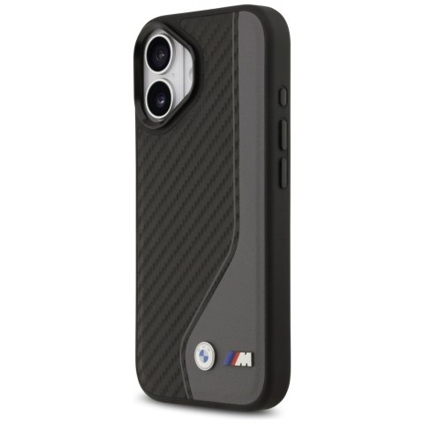 Etui BMW M Carbon Logo MagSafe do iPhone 17 antracyt
