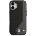Etui BMW M Carbon Logo MagSafe do iPhone 17 antracyt