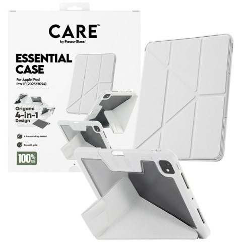 Etui Care by PanzerGlass Y fold do iPad Pro 11" (2025/2024) jasnoszary