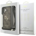 Etui Guess 4G Big Logo Cord Stap Crossbody do iPhone 17 brązowy
