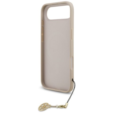 Etui Guess 4G Charms Collection MagSafe do iPhone Air różowy