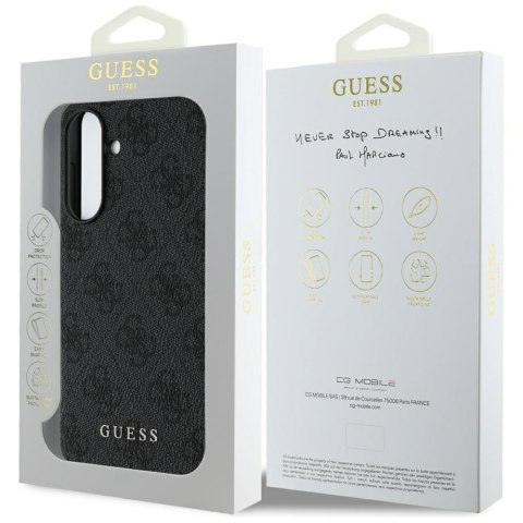 Etui Guess 4G Charms Collection do Samsung Galaxy A56 czarny
