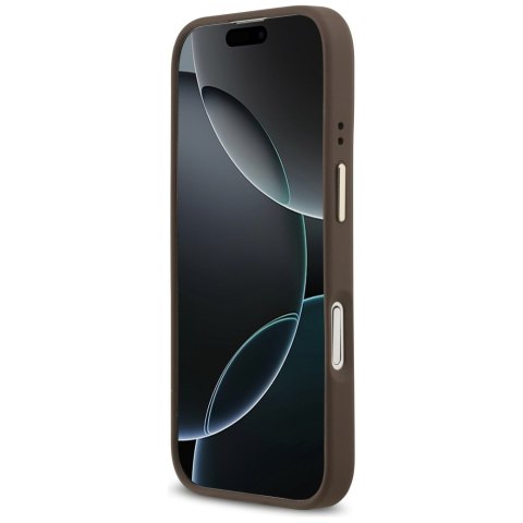 Etui Guess 4G PU Classic Logo MagSafe do iPhone 17 brązowy