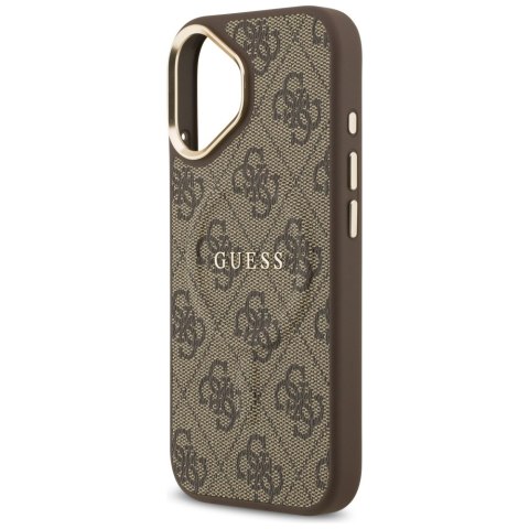 Etui Guess 4G PU Classic Logo MagSafe do iPhone 17 brązowy