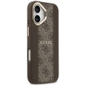 Etui Guess 4G Stripe MagSafe do iPhone 17 brązowy