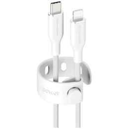 Kabel empower by PanzerGlass Racing 60W USB-C do Lightning 1.2m srebrno-biały
