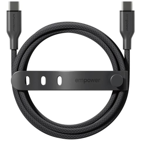 Kabel empower by PanzerGlass Racing 60W USB-C do USB-C 1.2m czarny