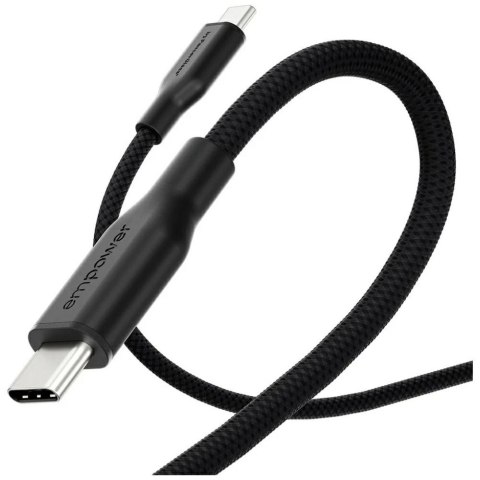 Kabel empower by PanzerGlass Racing 60W USB-C do USB-C 2m czarny
