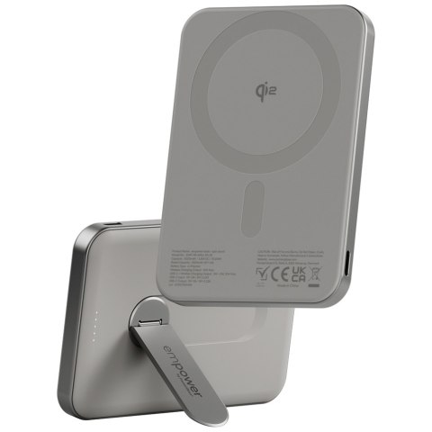 Powerbank empower by PanzerGlass Bank w. Spin Stand 5000mAh tytanowy