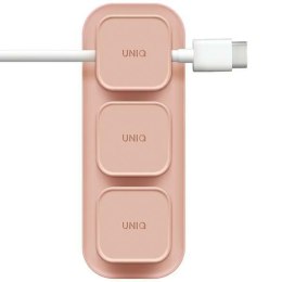 UNIQ Pod Mag magnetyczny organizer dokabli + baza różowy/blush pink