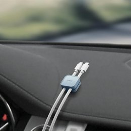 UNIQ Pod samoprzylepny organizer dokabli zestaw 8szt niebieski/arctic blue