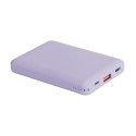 UNIQ Powerbank Fuele mini 8000mAhUSB-C 18W PD Fast charge lawendowy/lavender