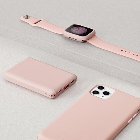 UNIQ Powerbank Fuele mini 8000mAhUSB-C 18W PD Fast charge różowy/pink