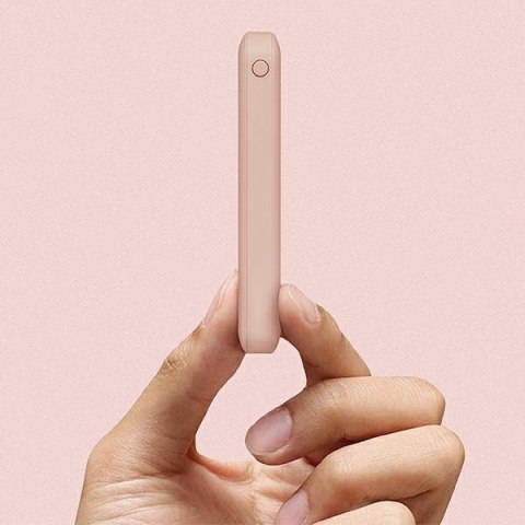 UNIQ Powerbank Fuele mini 8000mAhUSB-C 18W PD Fast charge różowy/pink