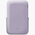 UNIQ Powerbank Hoveo 5000mAh USB-C 20WPD Fast charge Wireless Magnetic liliowy/lilac lavender
