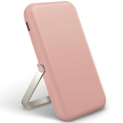 UNIQ Powerbank Hoveo 5000mAh USB-C 20WPD Fast charge Wireless Magnetic różowy/blush pink