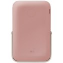 UNIQ Powerbank Hoveo 5000mAh USB-C 20WPD Fast charge Wireless Magnetic różowy/blush pink