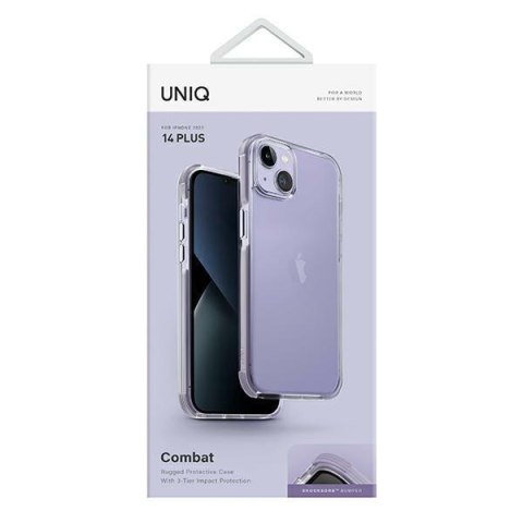 UNIQ etui Combat iPhone 14 Plus / 15Plus 6.7" liliowy/lilac lavender