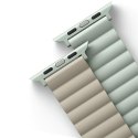 UNIQ pasek Revix Apple Watch Series 1/2/3/4/5/6/7/8/9/SE/SE2/SE3 38/40/41mm. Reversible Magnetic zielony-beżowy/sage-beige