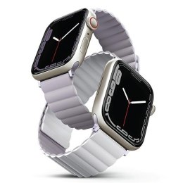 UNIQ pasek Revix Apple Watch Series 1/2/3/4/5/6/7/8/9/SE/SE2/SE3/Ultra/Ultra 2/Ultra 3 42/44/45/49mm. Reversible Magnetic l