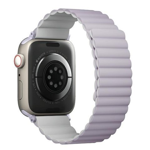 UNIQ pasek Revix Apple Watch Series 1/2/3/4/5/6/7/8/9/SE/SE2/SE3/Ultra/Ultra 2/Ultra 3 42/44/45/49mm. Reversible Magnetic l
