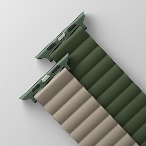 UNIQ pasek Revix Apple Watch Series 1/2/3/4/5/6/7/8/9/SE/SE2/SE3/Ultra/Ultra 2/Ultra 3 42/44/45/49mm. Reversible Magnetic z