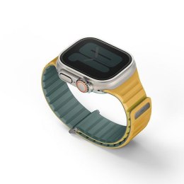 UNIQ pasek Revix Evo Apple Watch Series 1/2/3/4/5/6/7/8/9/SE/SE2/SE3/Ultra/Ultra2/Ultra3 42/44/45/49mm Reversible Magnetic ziel