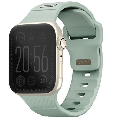 UNIQ pasek Stride Apple Watch Series 1/2/3/4/5/6/7/8/9/SE/SE2/SE3 38/40/41mm FKM Rubber Strap miętowy/iceplant green
