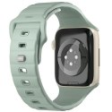 UNIQ pasek Stride Apple Watch Series 1/2/3/4/5/6/7/8/9/SE/SE2/SE3 38/40/41mm FKM Rubber Strap miętowy/iceplant green