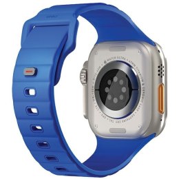 UNIQ pasek Stride Apple Watch Series 1/2/3/4/5/6/7/8/9/SE/SE2/SE3/Ultra/Ultra 2/Ultra 3 42/44/45/49mm FKM Rubber Strap niebi