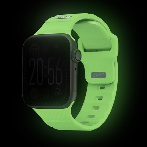 UNIQ pasek Stride SE Apple Watch 42/41/40mm FKM Rubber Strap lume