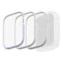 UNIQ ramki do Moduo 3in1 Apple Watch Series 4/5/6/7/8/9/SE/SE2/SE3 40/41mm Szałwiowy-Lillak-Biały/Sage-Lilac-White