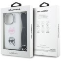 Etui Karl Lagerfeld IML Crossbody Karl&Choupette Head do iPhone 16 Pro biały