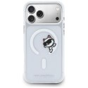 Etui Karl Lagerfeld IML Peekaboo MagSafe do iPhone 17 Pro Max transparent