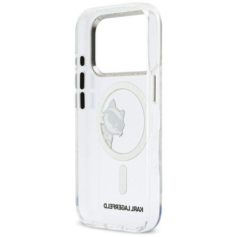 Etui Karl Lagerfeld IML Peekaboo MagSafe do iPhone 17 Pro transparent
