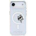 Etui Karl Lagerfeld IML Peekaboo MagSafe do iPhone Air transparent