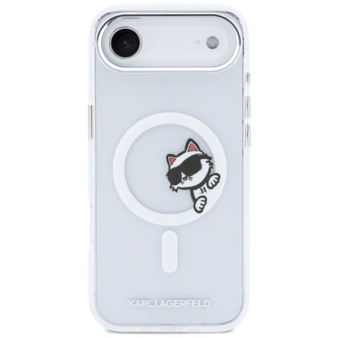 Etui Karl Lagerfeld IML Peekaboo MagSafe do iPhone Air transparent