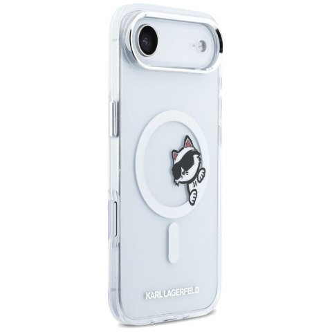 Etui Karl Lagerfeld IML Peekaboo MagSafe do iPhone Air transparent
