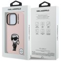 Etui Karl Lagerfeld Silicone Karl Sketch MagSafe do iPhone 16 Pro Max różowy