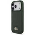 Etui Lacoste Bliss MagSafe do iPhone 17 Pro zielony