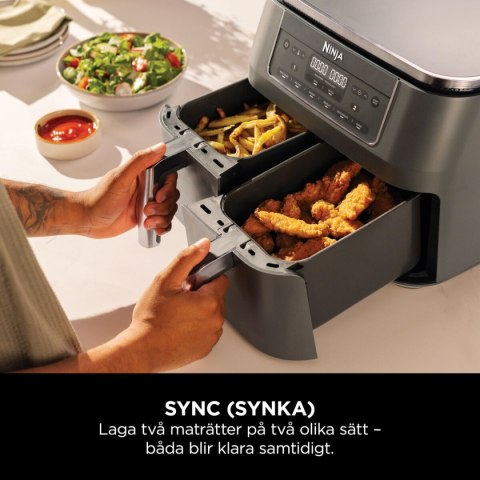 Frytkownica na gorące powietrze NINJA DZ300EU Szary 2400 W 7,6 L
