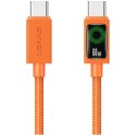 Kabel USAMS SJ773 PD 60W USB-C/USB-C 1.2m pomarańczowy
