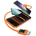 Kabel USAMS SJ773 PD 60W USB-C/USB-C 1.2m pomarańczowy
