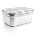 Pojemnik na Lunch Ibili 669316 Szary Stal nierdzewna Prostokątny 1,6 L