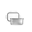 Pojemnik na Lunch Ibili 669316 Szary Stal nierdzewna Prostokątny 1,6 L