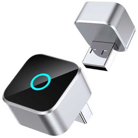 Adapter samochodowy 4smarts transmiter Bluetooth Carplay/Android Auto srebrny